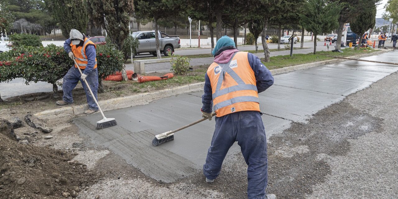 El Municipio avanza en la reparación de calles en distintos puntos de Comodoro