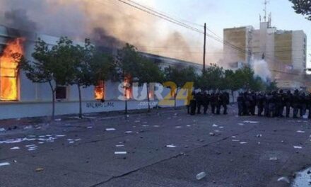 Disturbios en Chubut: quemaron Casa de Gobierno