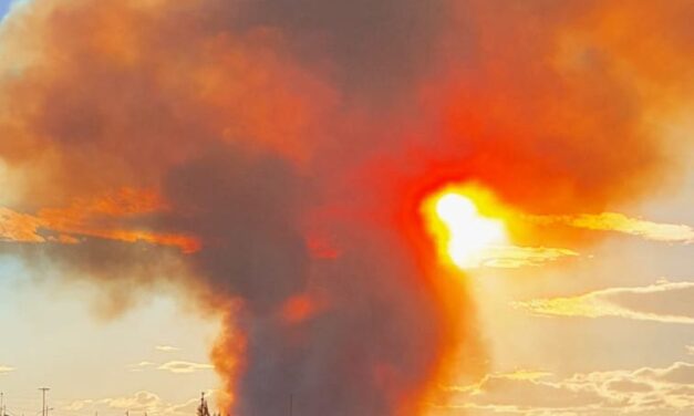 Incendio de Hidrocarburos de grandes dimensiones en Zona Norte