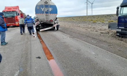 Se habilito la ruta nacional 3 luego del choque de camiones